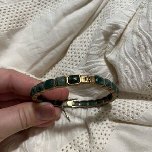 Emerald bracelet from Anthropologie